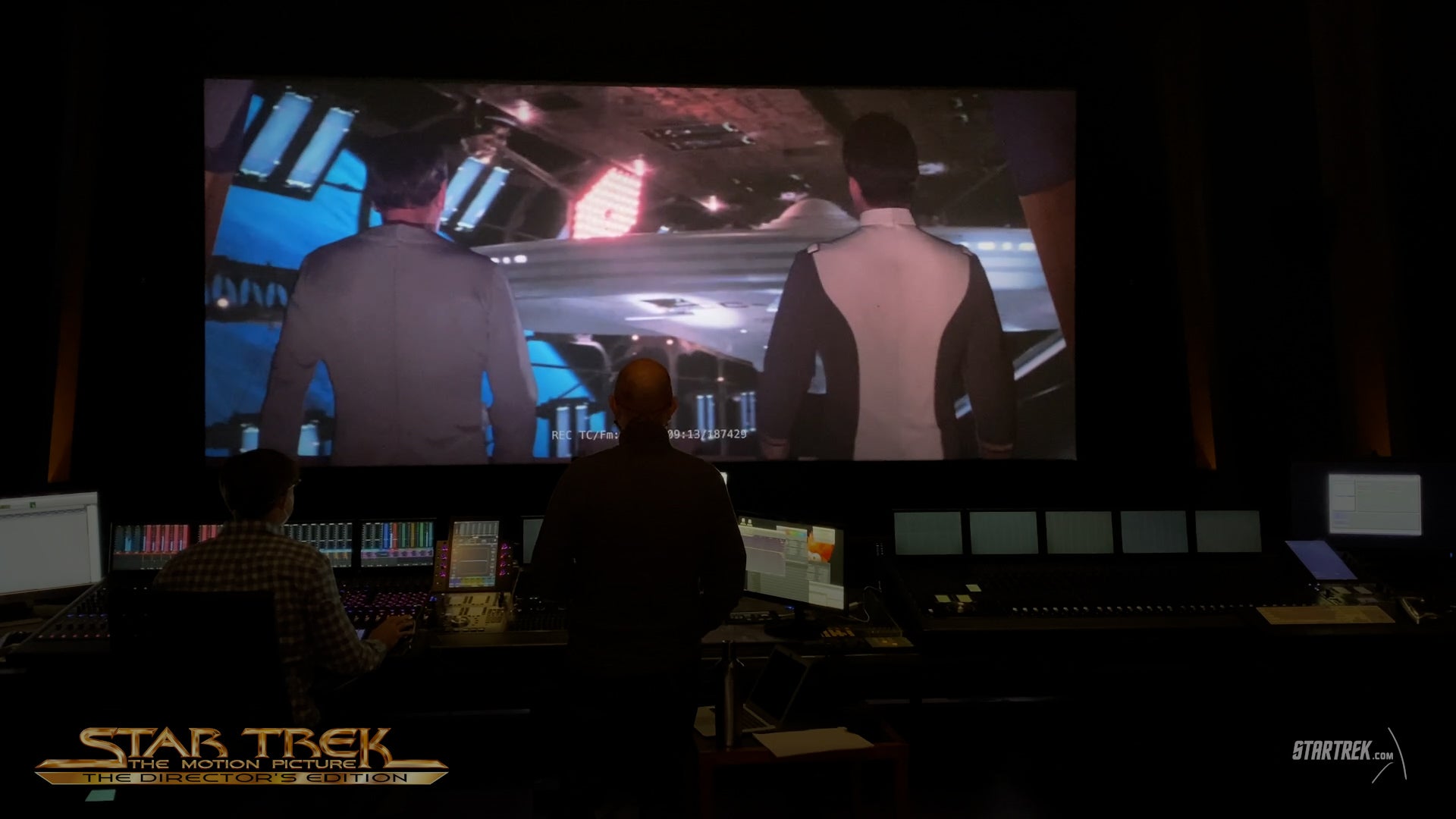 Bruce Botnick listening to the ATMOS mix of Star Trek: The Motion Picture (Director's Edition)