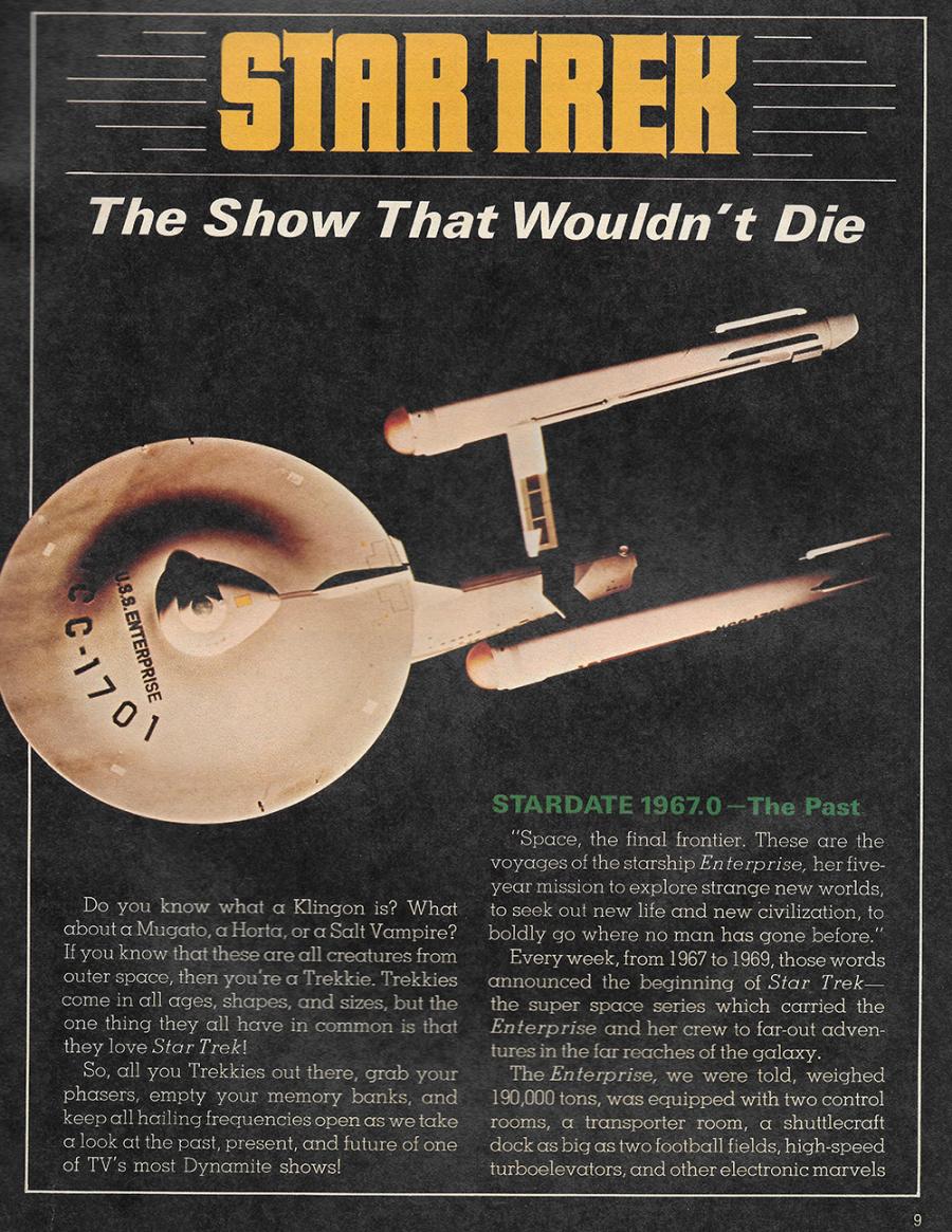 Dynamite Magazine and Star Trek Star Trek