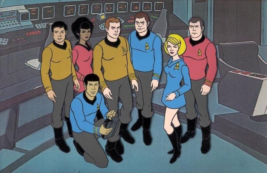 Star Trek: The Animated Series Cast Cell