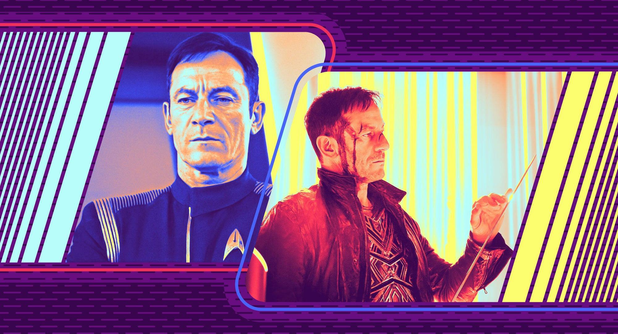 Illustrated banner for Gabriel Lorca on Star Trek: Discovery 