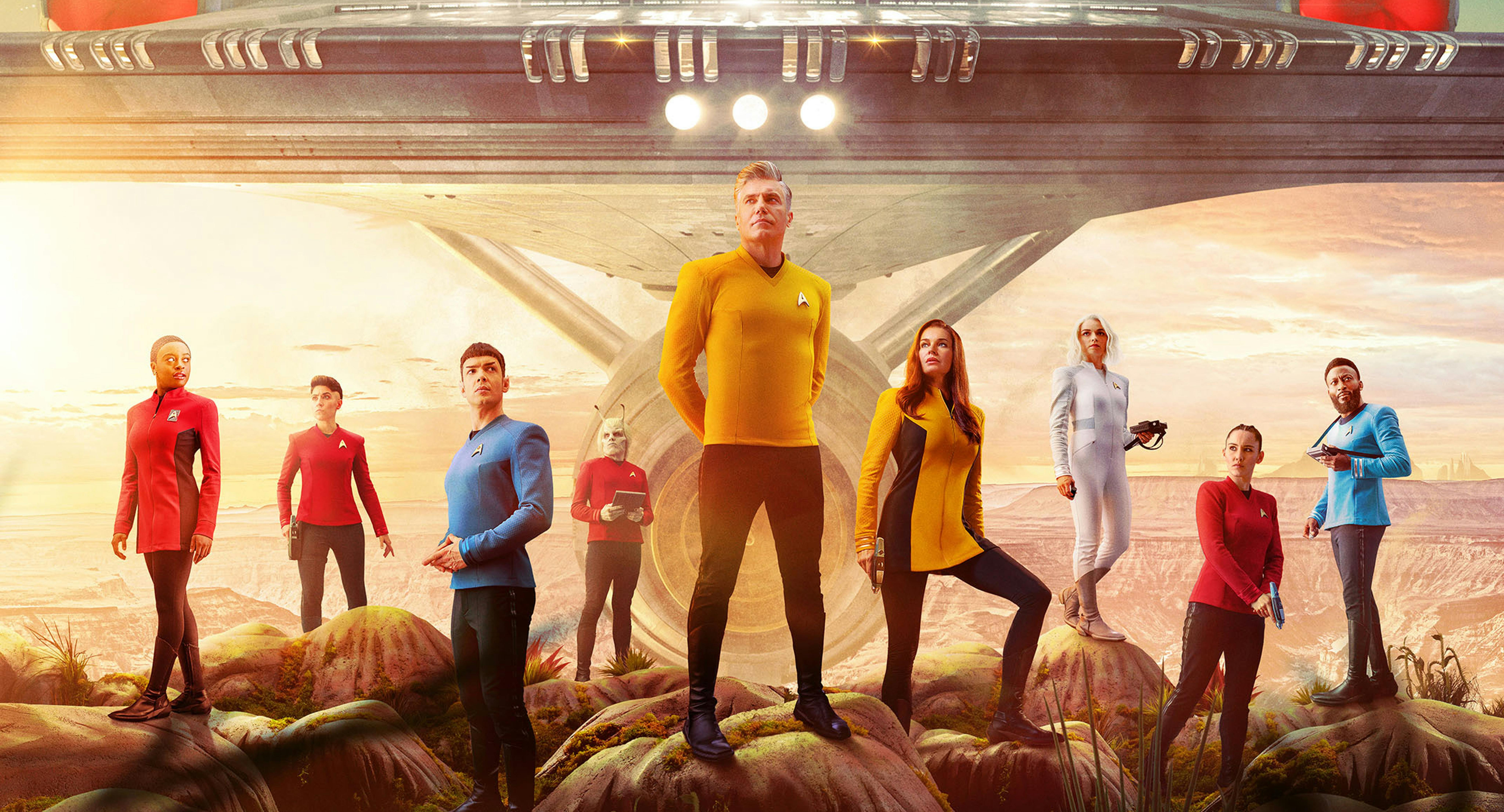 Promotional key art poster for Star Trek: Strange New Worlds