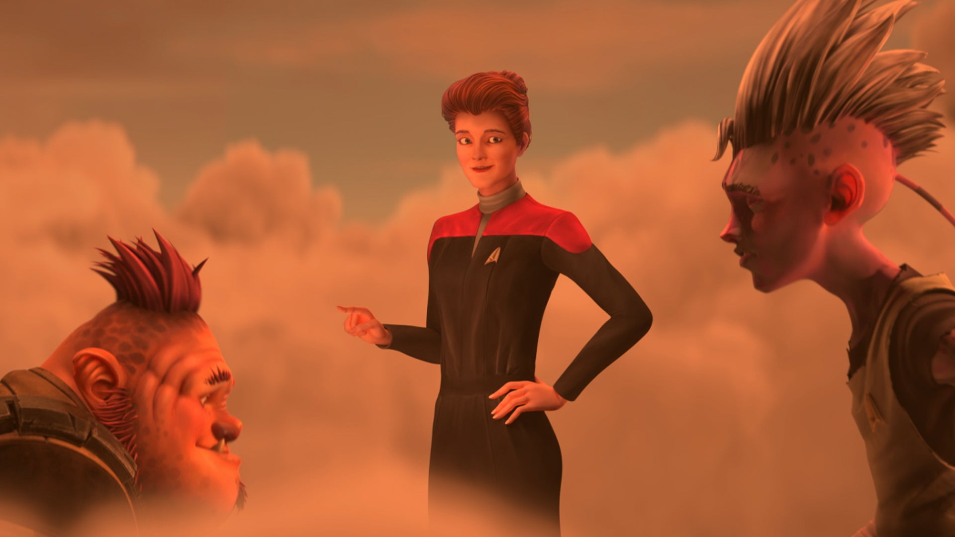 A still image from Star Trek: Prodigy