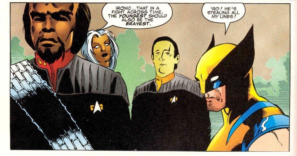 X-Men Comic Panel