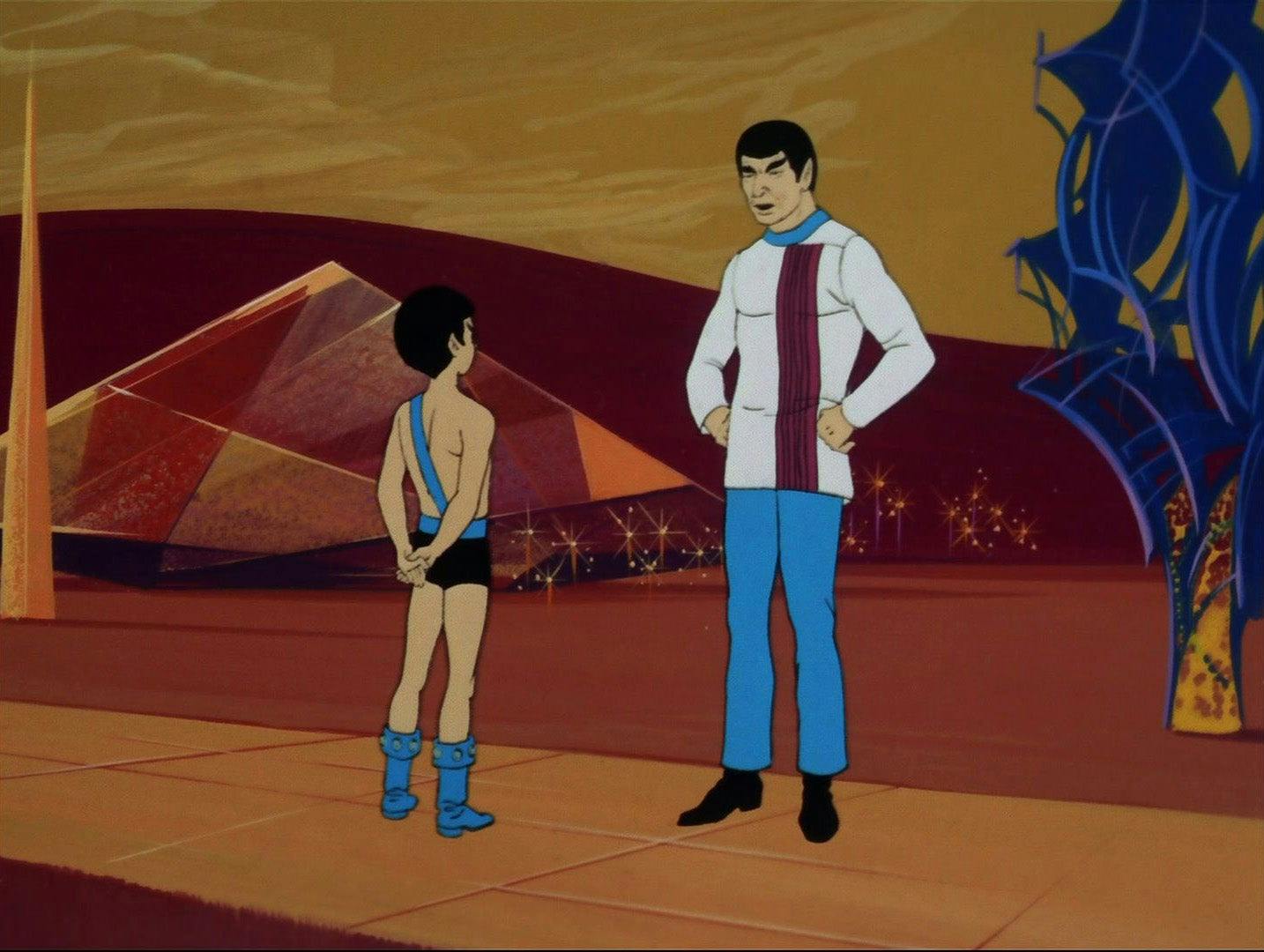 Spock meets his younger self in 'Yesteryear'