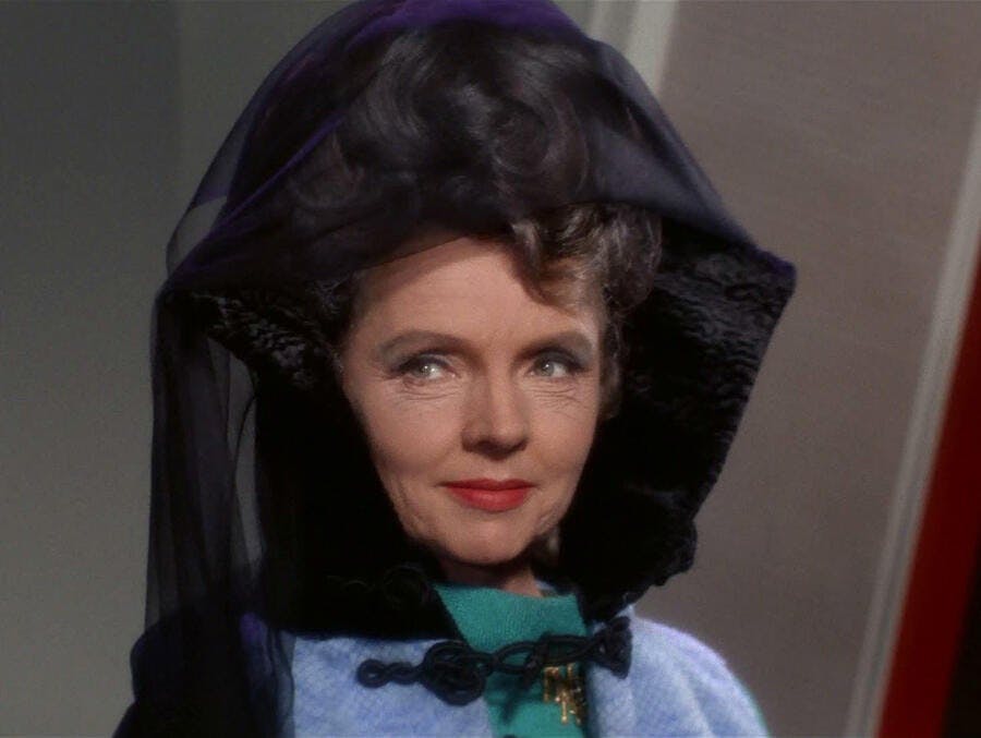 Jane Wyatt as Amanda Grayson in 'Journey to Babel'