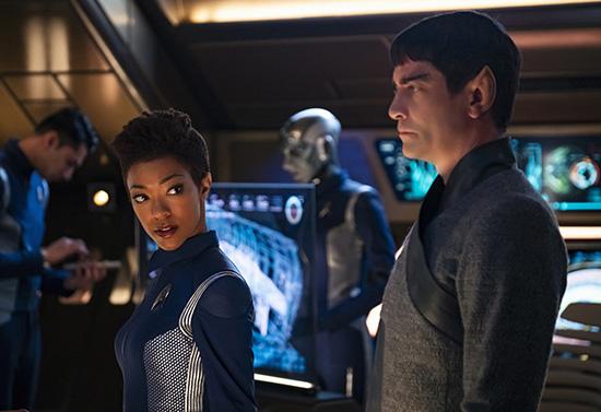 Sonequa Martin-Green and James Frain