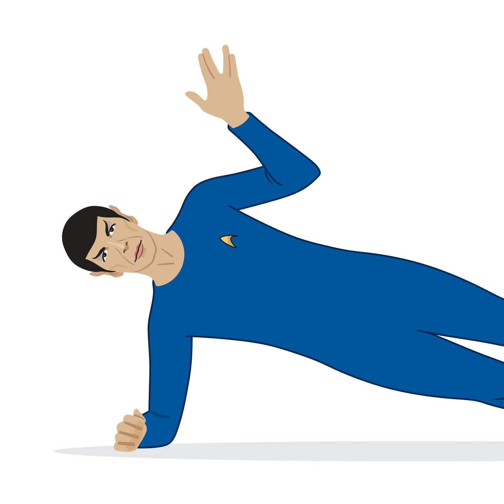 Body By Starfleet - Vulcan Side Plank