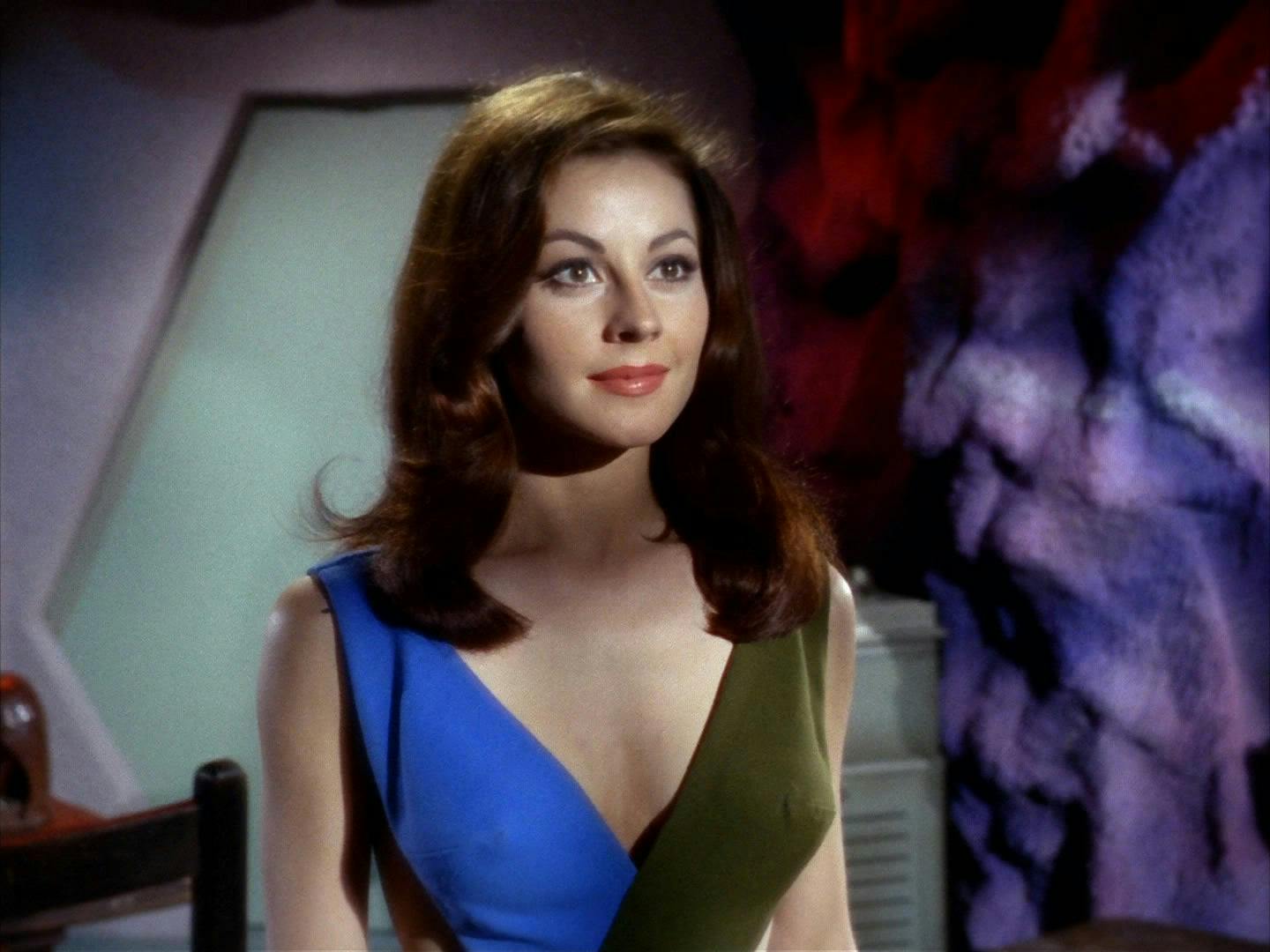 Close-up of Sherry Jackson as Andrea in 'What Are Little Girls Made Of'