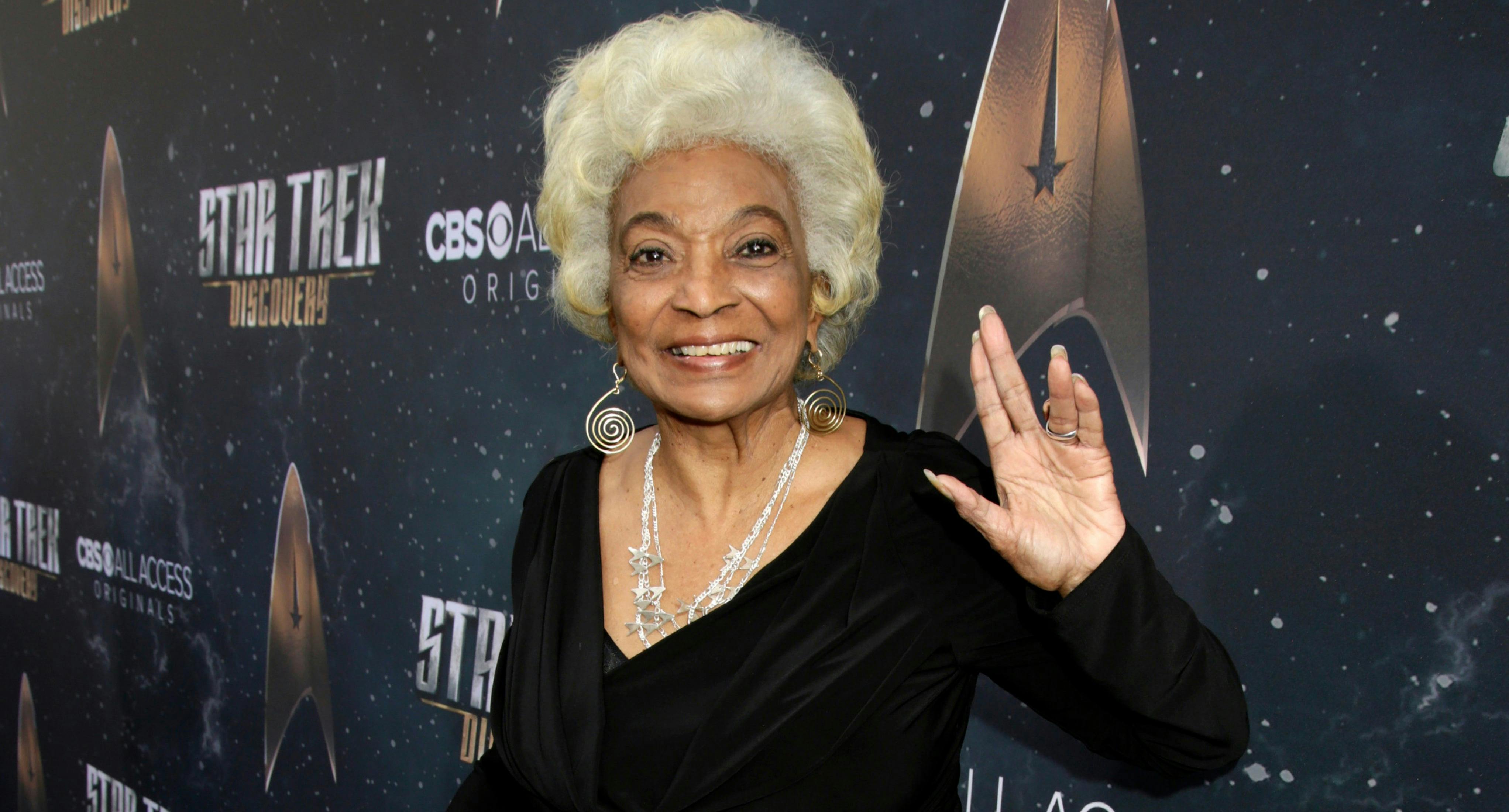 Nichelle Nichols at the Star Trek: Discovery Premiere Red Carpet Event