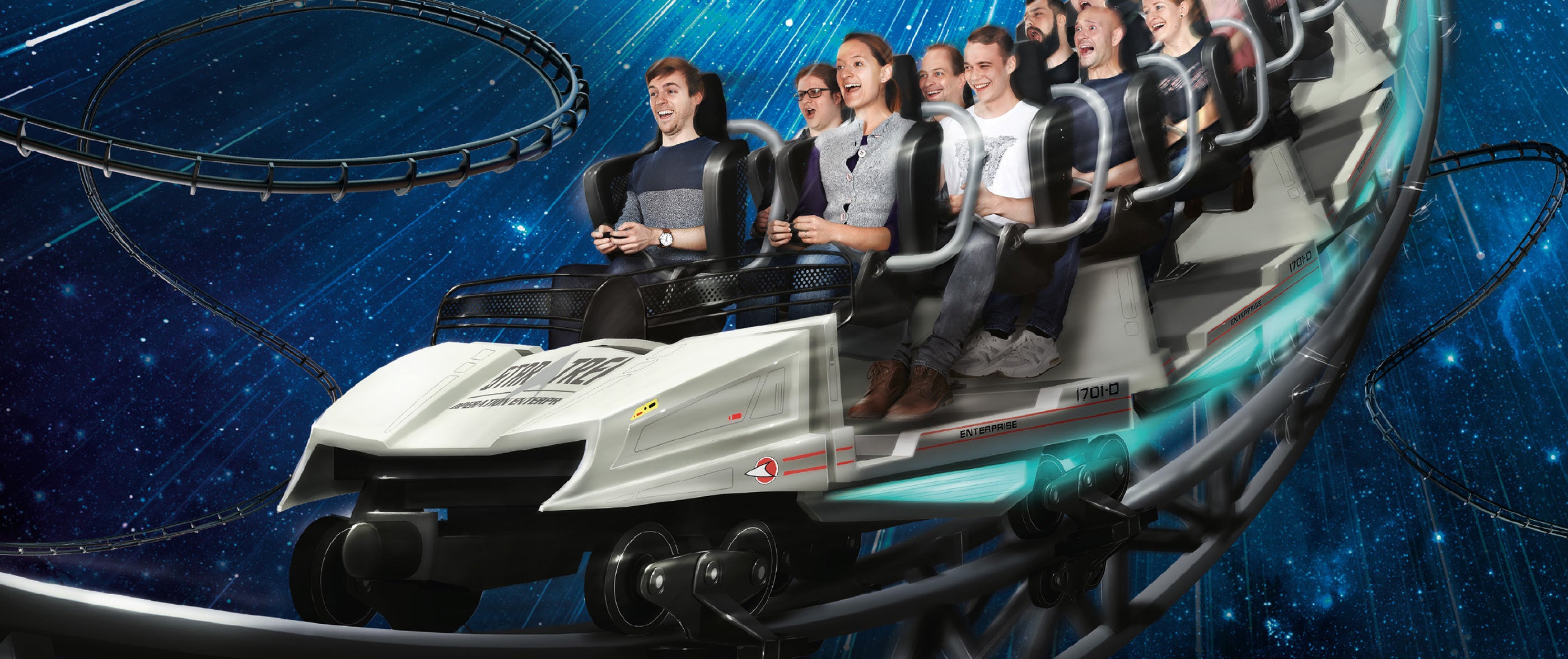 Mission Set for Operation Enterprise Roller Coaster Star Trek