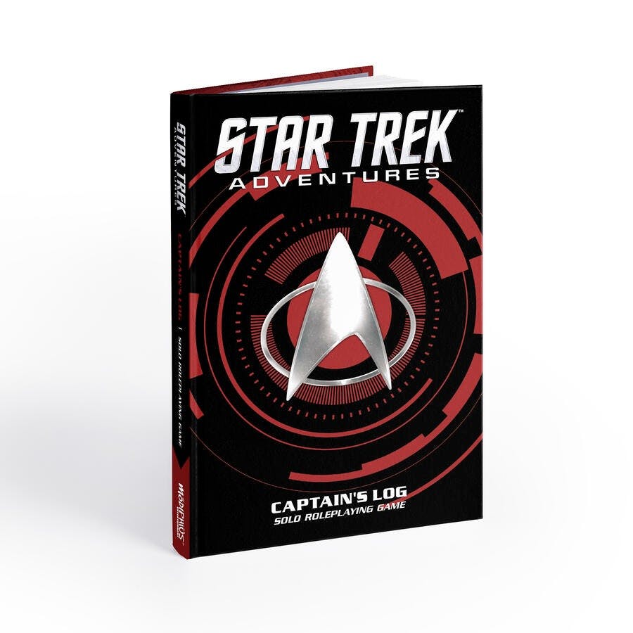 Star Trek Adventures - Captain’s Log Solo Roleplaying Game - Star Trek: The Next Generation edition