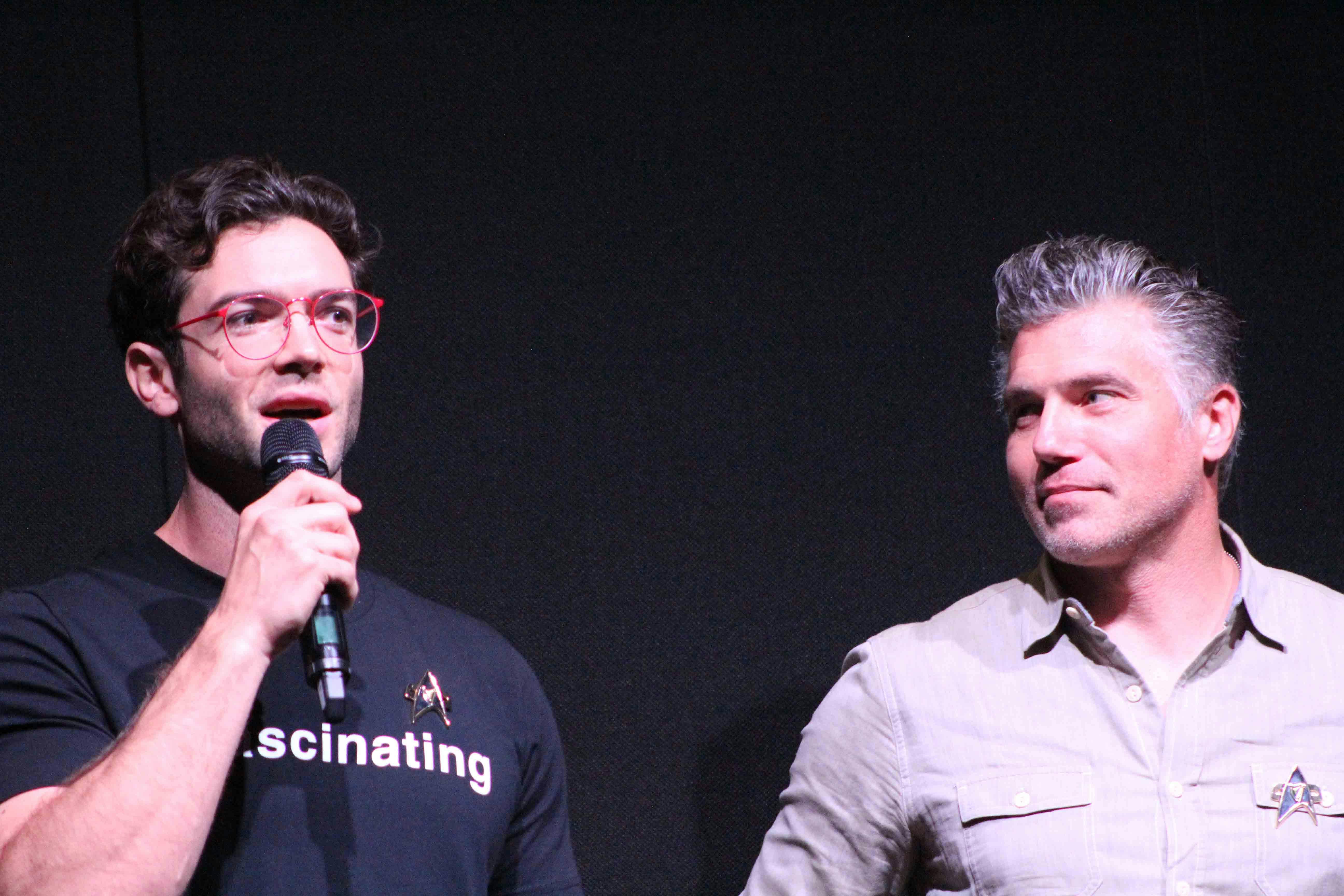 Star Trek: Discovery's Ethan Peck and Anson Mount