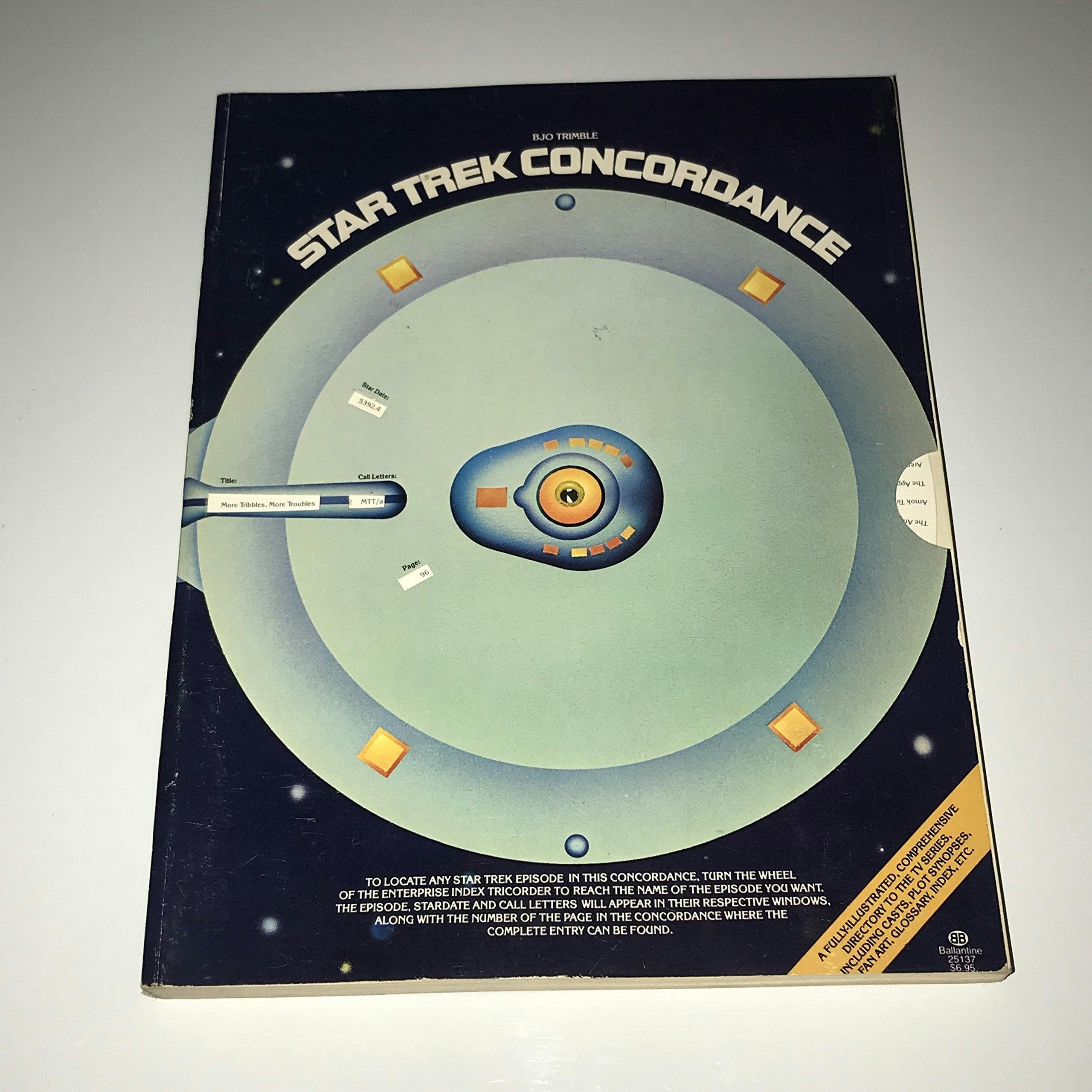 Bjo Trimble's Star Trek Concordance fan zine