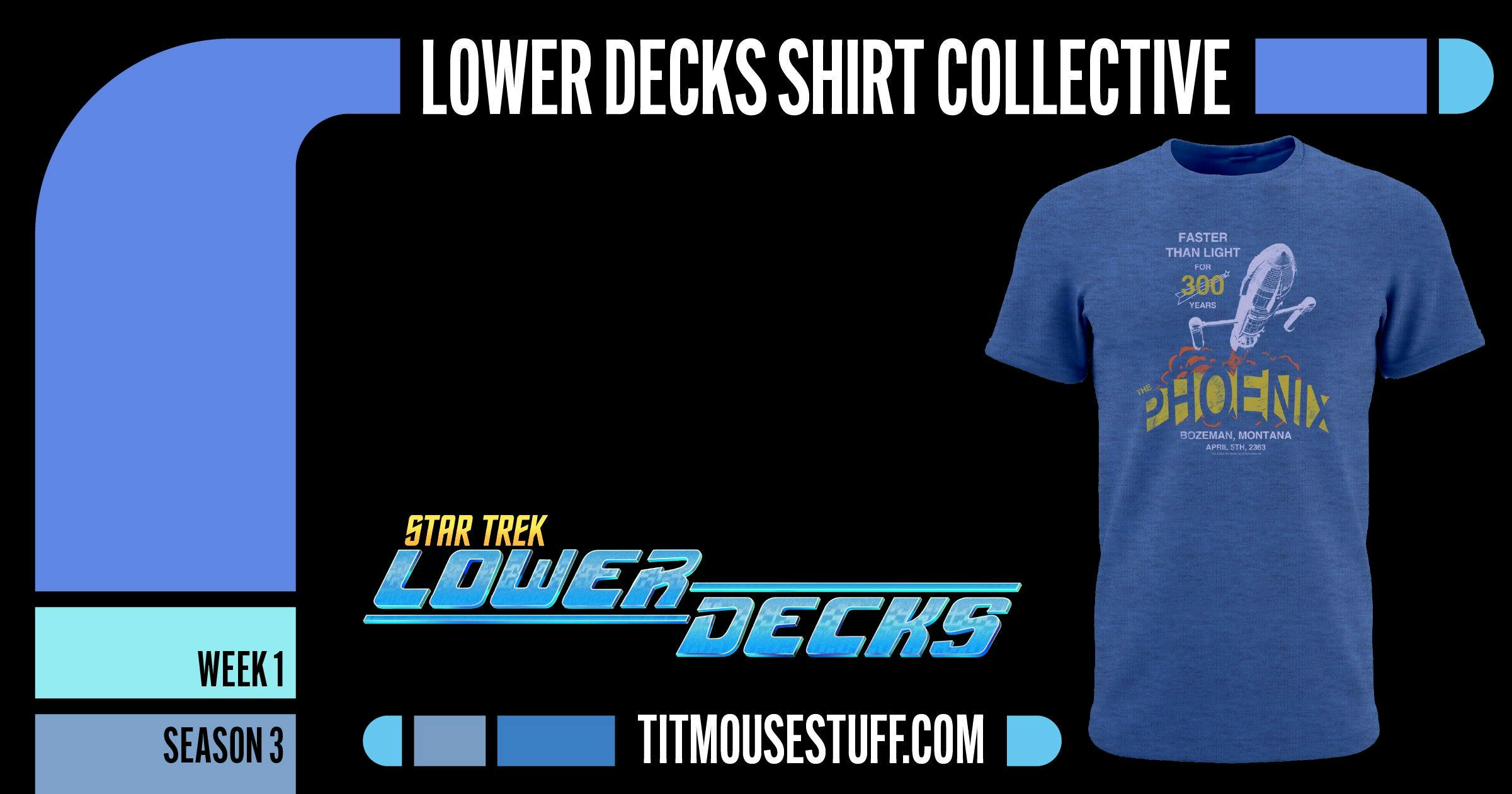 Star Trek: Lower Decks T-Shirt Collective - Week 1