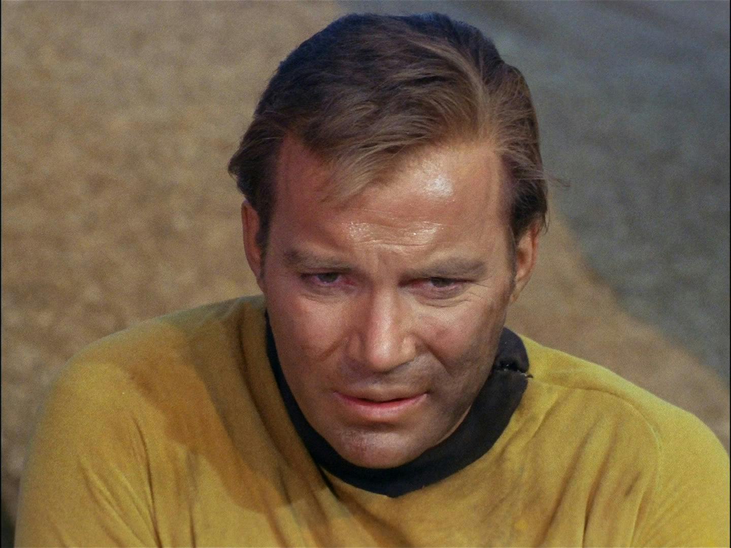 Kirk reflects on his actions and whether to spare the Gorn captain.