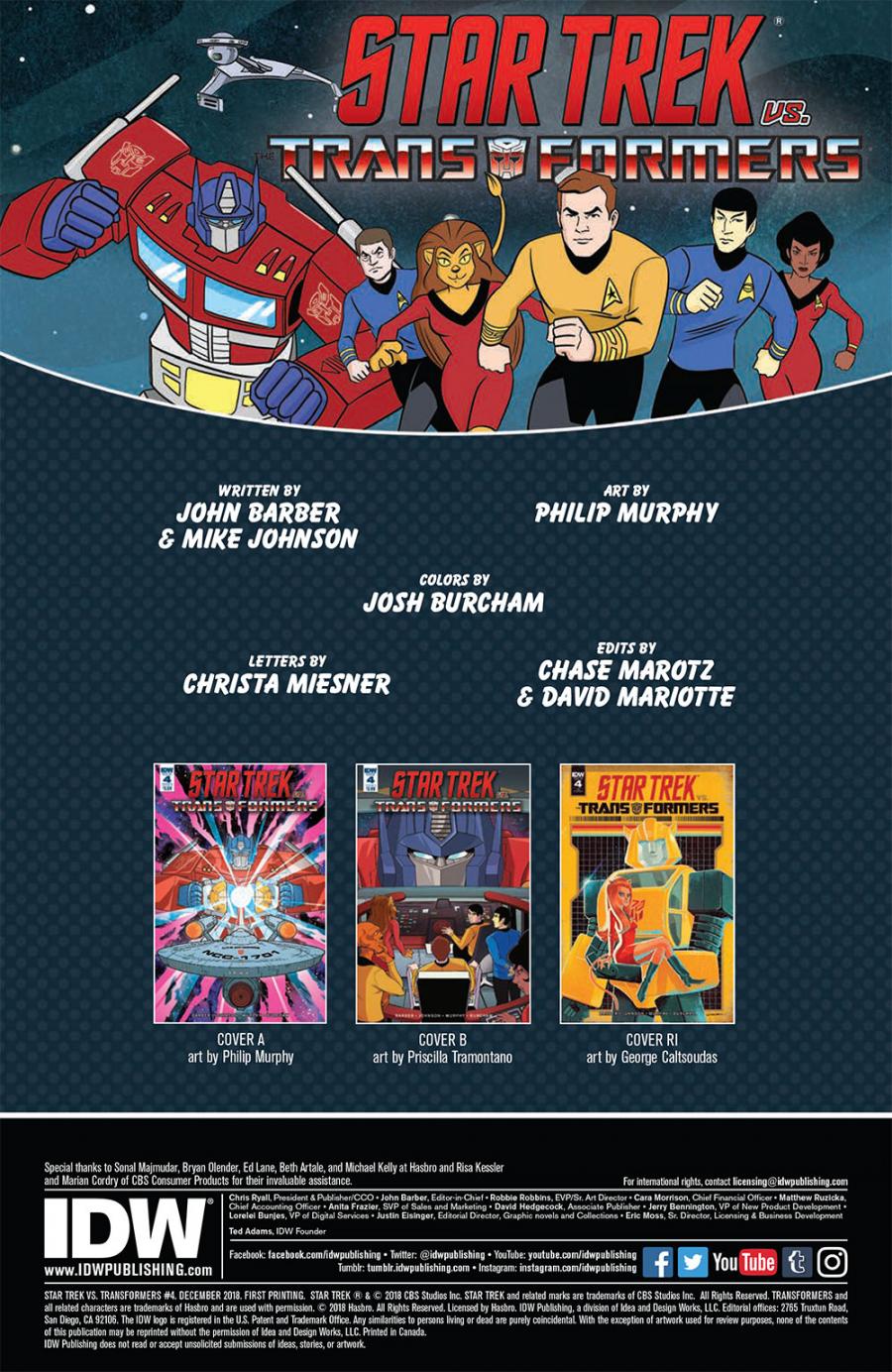 Star Trek vs Transformers #4