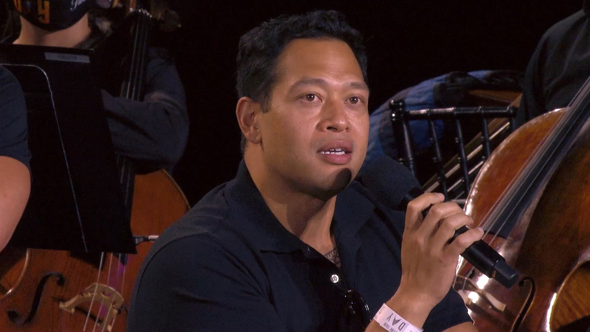 Eugene Cordero (Rutherford, Lower Decks) during Star Trek Day 2021