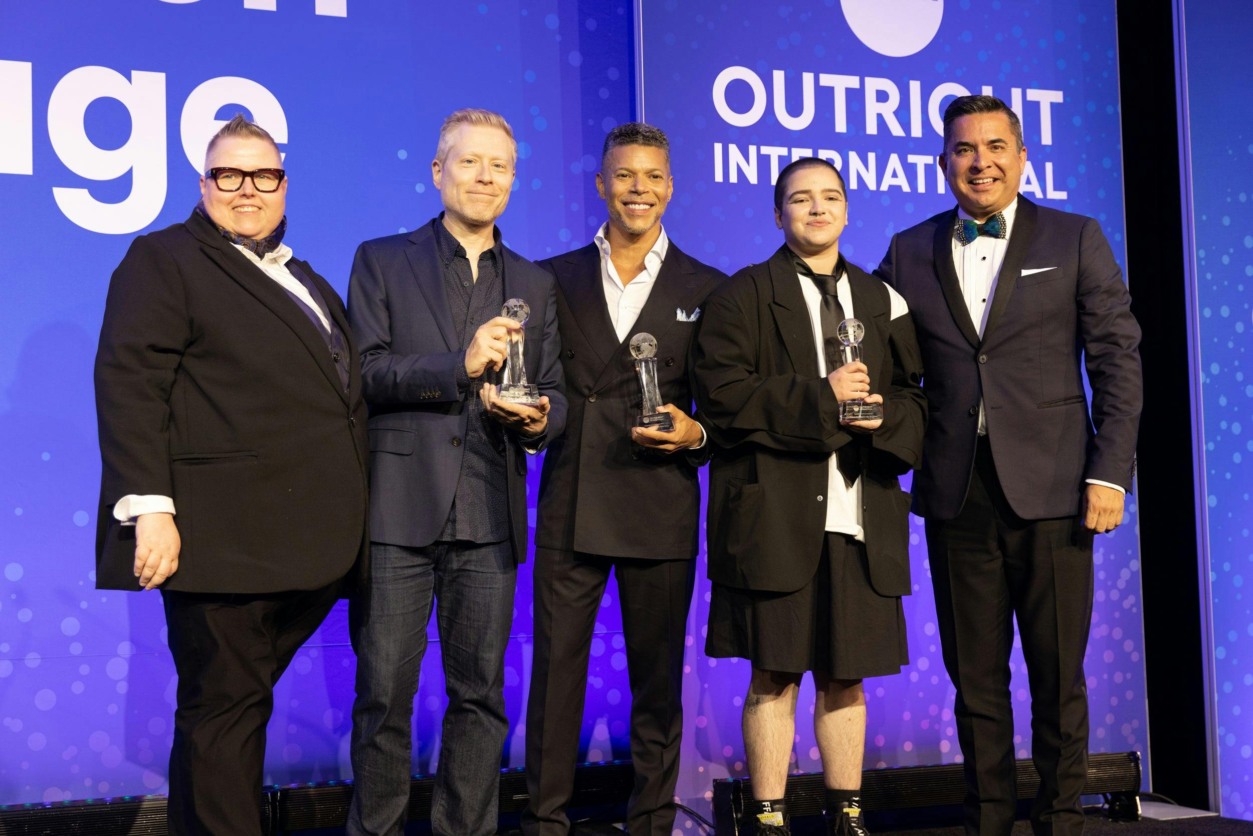 27th Celebration of Courage Awards and Gala - Star Trek: Discovery's Anthony Rapp, Wilson Cruz, and Blu del Barrio honored with this year's Outspoken Award