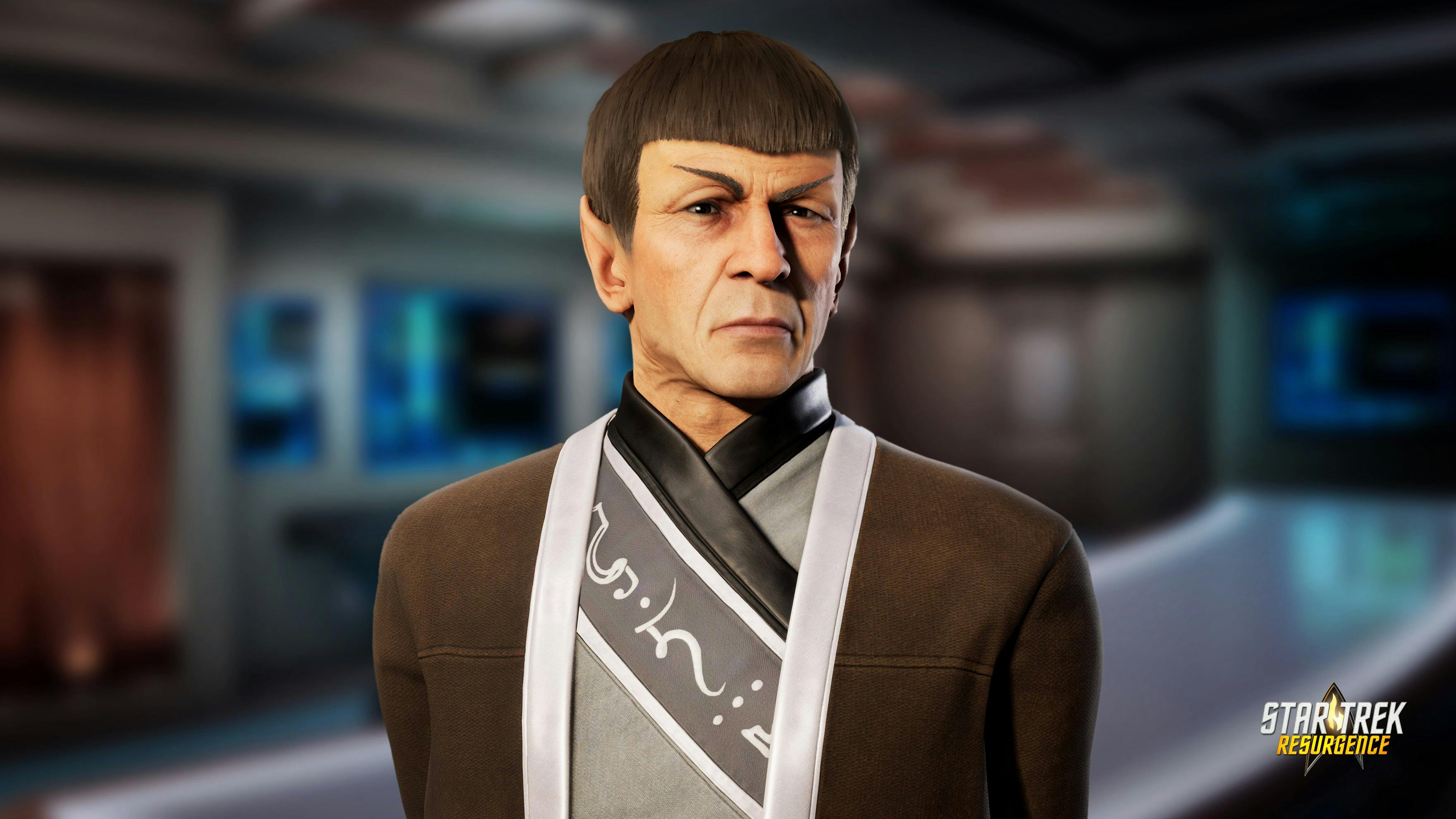 Star Trek: Resurgence still of Ambassador Spock rendering in-game promotional image