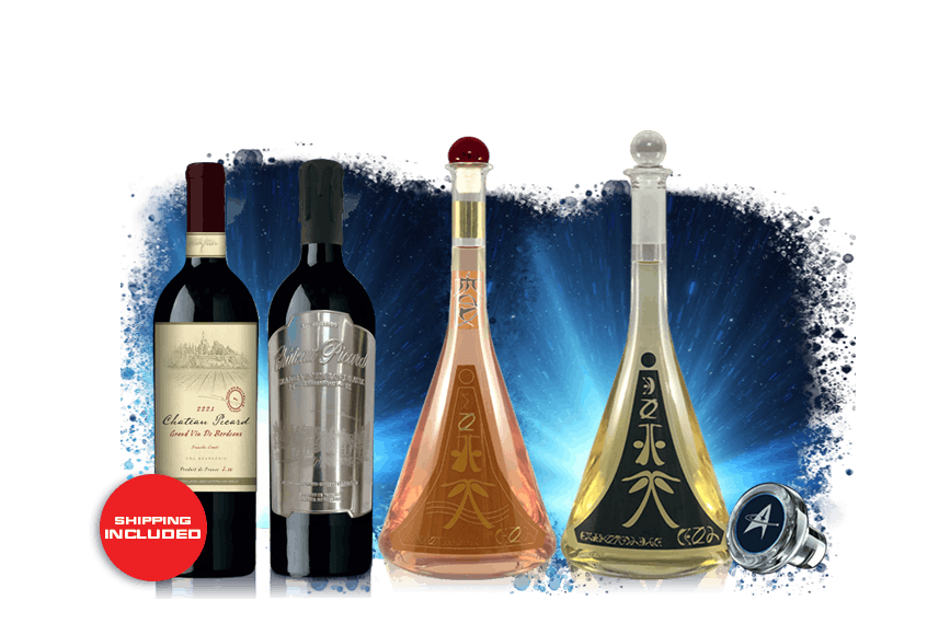 Star Trek Wines 2022 4-Pack (Risan - Enterprise and Picard Edition, Chateau Picard 2221 and 2401)