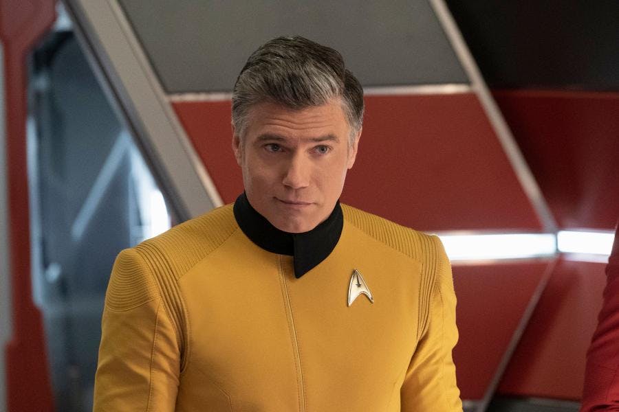 Anson Mount stars as Captain Pike in Season 3 of Star Trek: Discovery