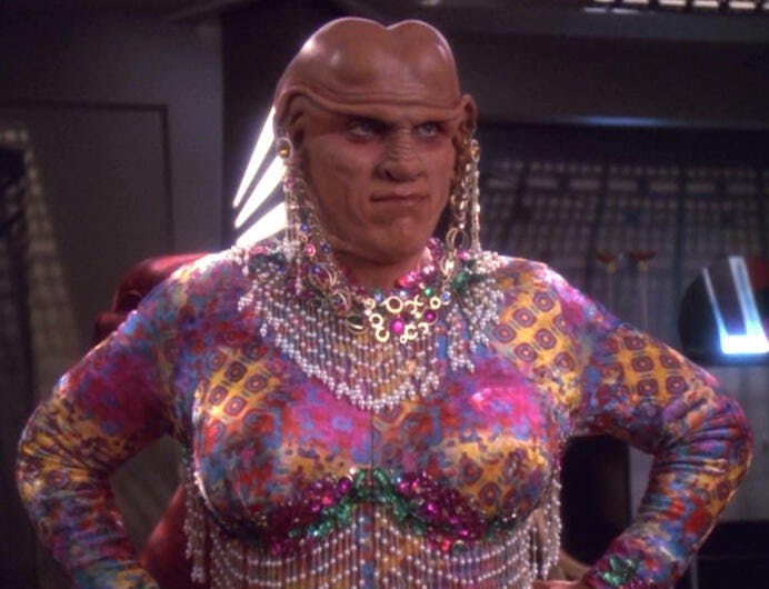 Quark impersonates Ishka in 'Profit and Lace'