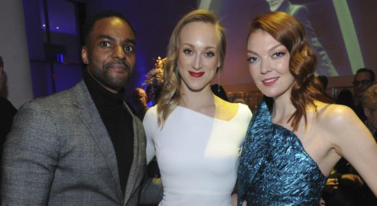 Ronnie Rowe Jr., Hannah Cheesman and Emily Coutts