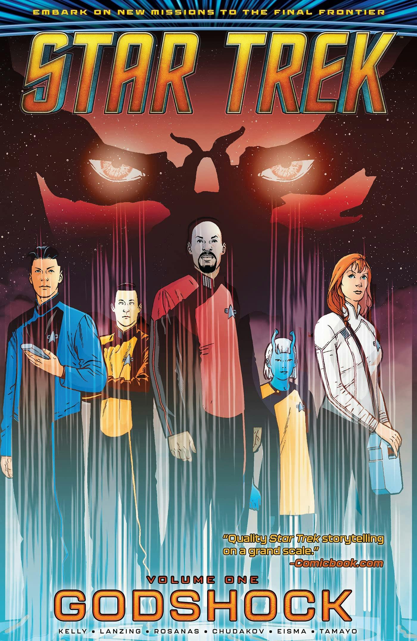 STAR TREK Vol. 1: Godshock cover art by Ramon Rosanas