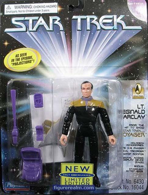 Limited Edition Star Trek: Voyager Lt. Reginald Barclay Playmates figure