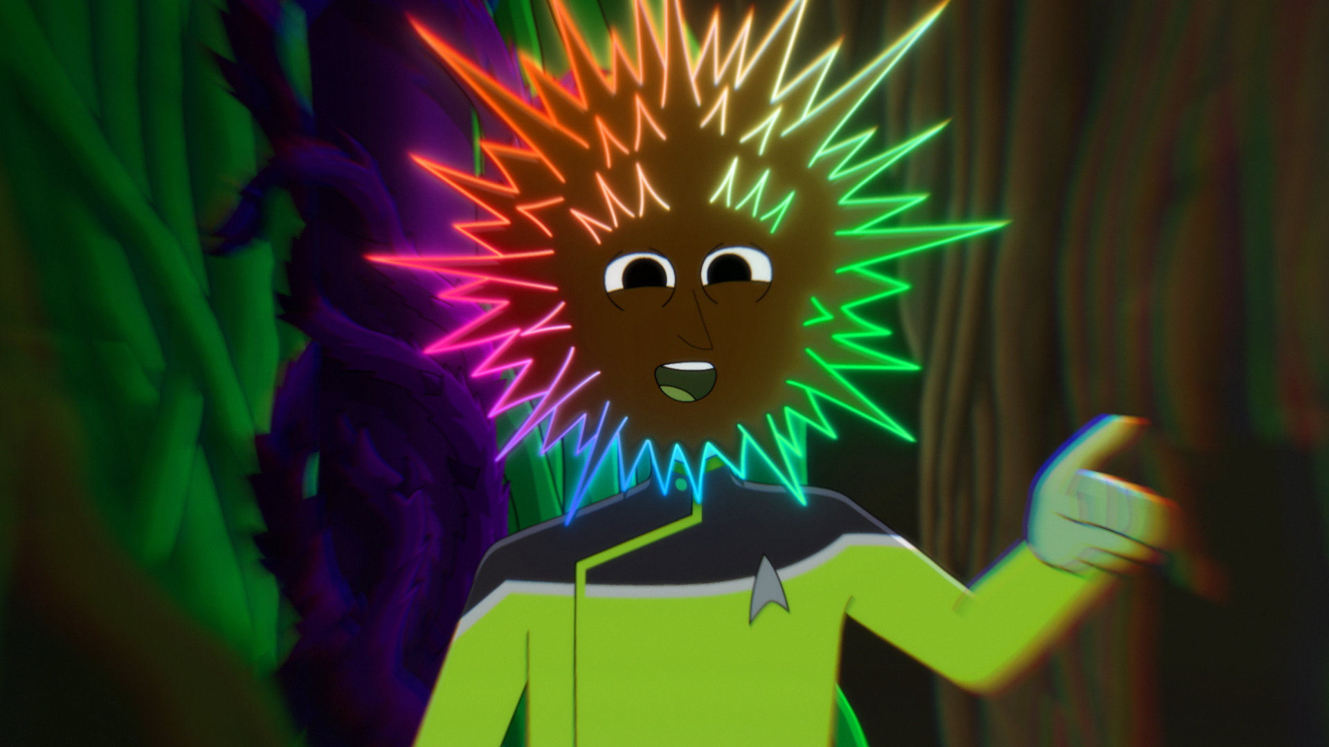 Mariner takes a Tamarian trip on Star Trek: Lower Decks