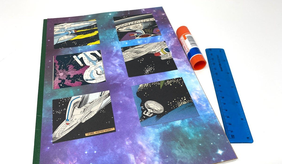 Star Trek Back-to-School Notebook Craft