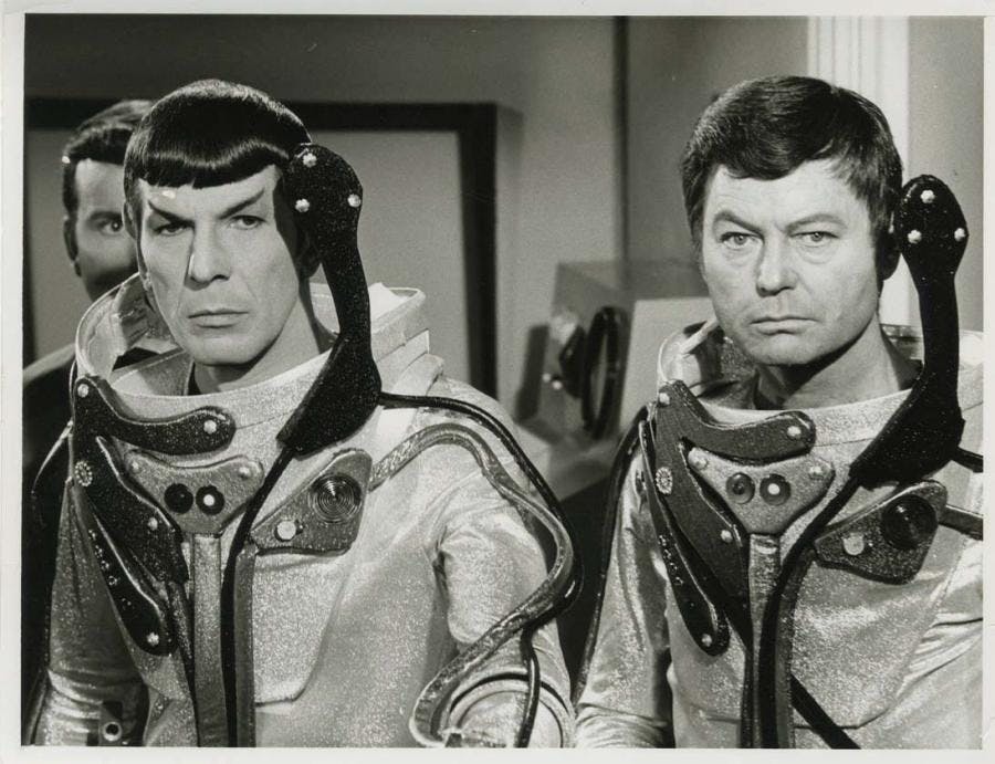 Spock and McCoy