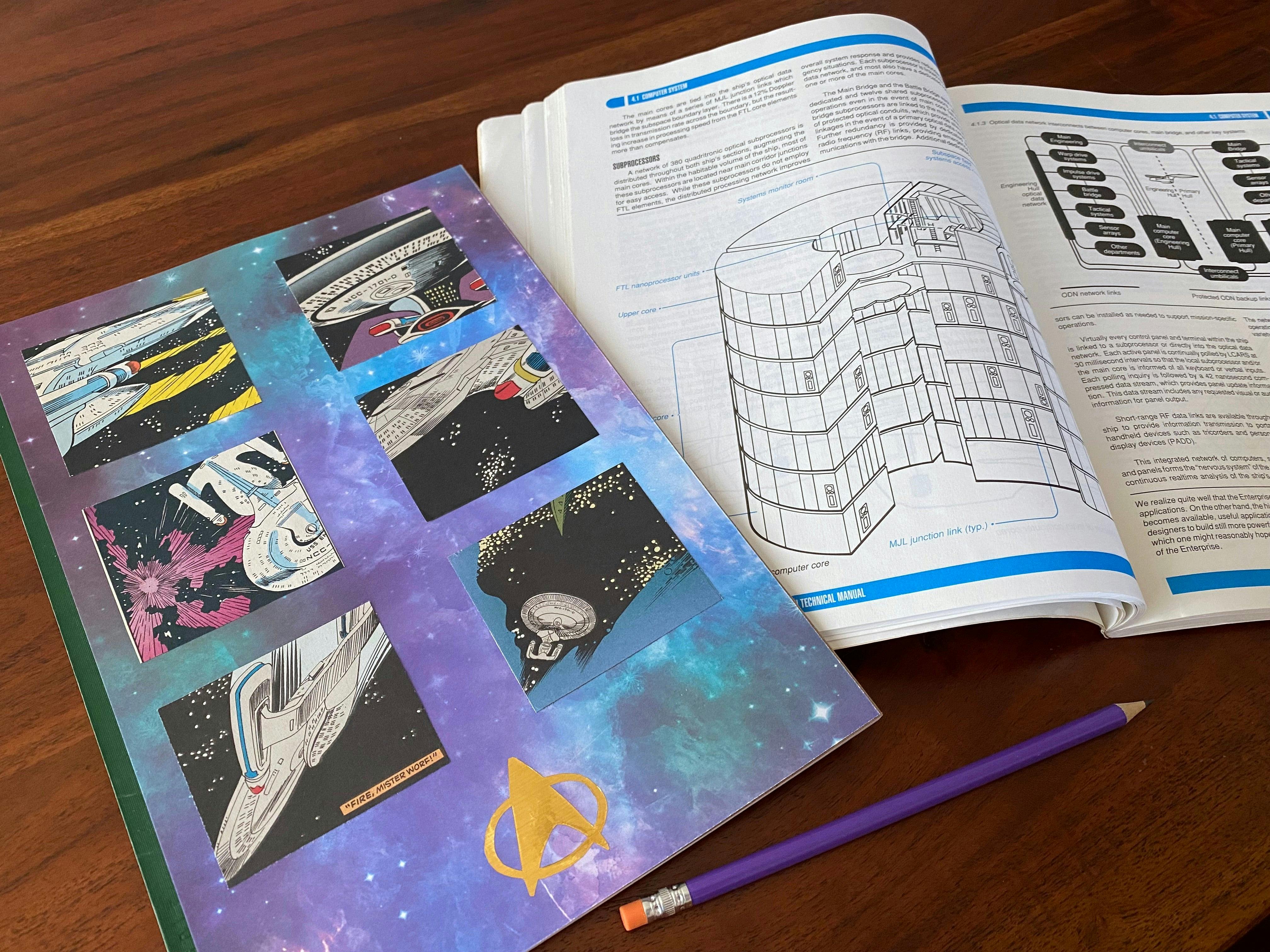 Star Trek Back-to-School Notebook Craft