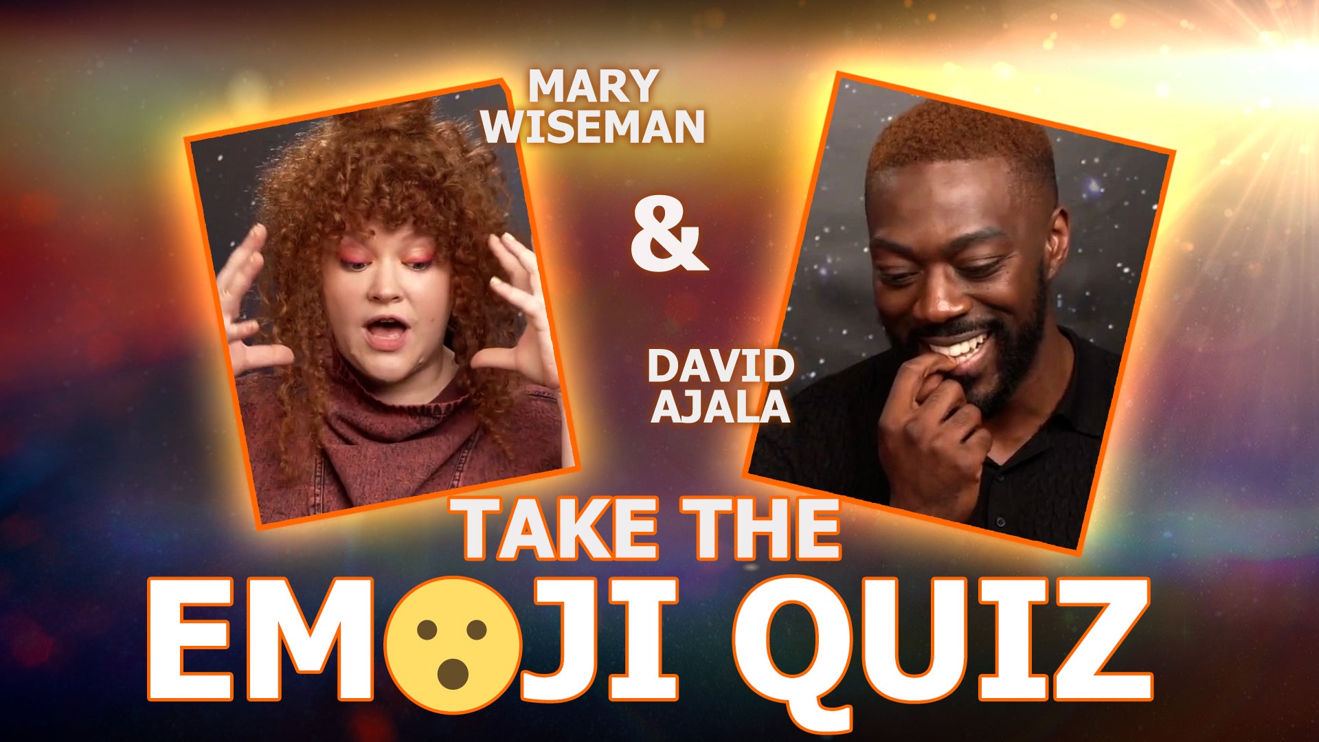Mary Wiseman and David Ajala take the Emoji Quiz