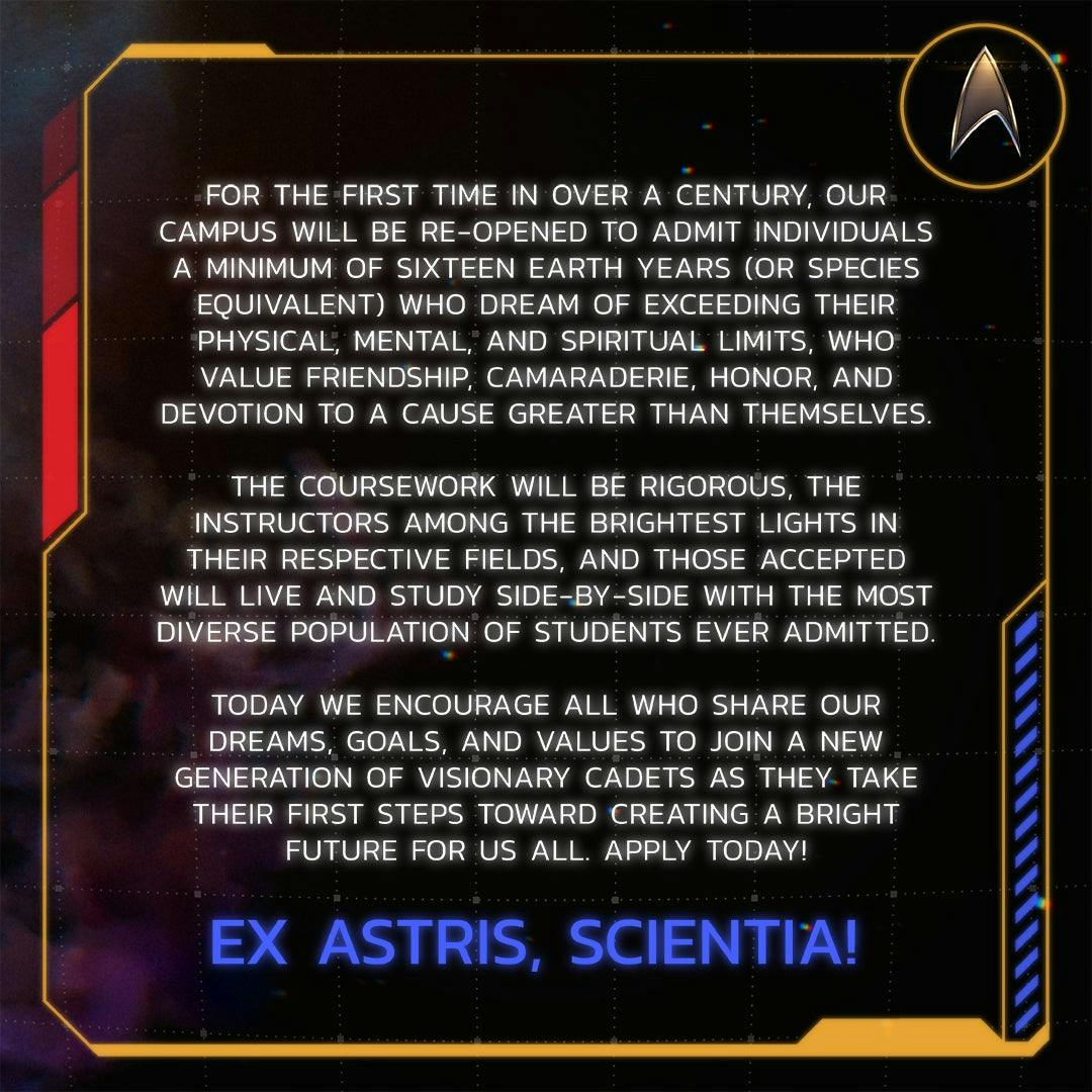 Joint announcement about Star Trek: Starfleet Academy by co-showrunners and executive producers Alex Kurtzman and Noga Landau