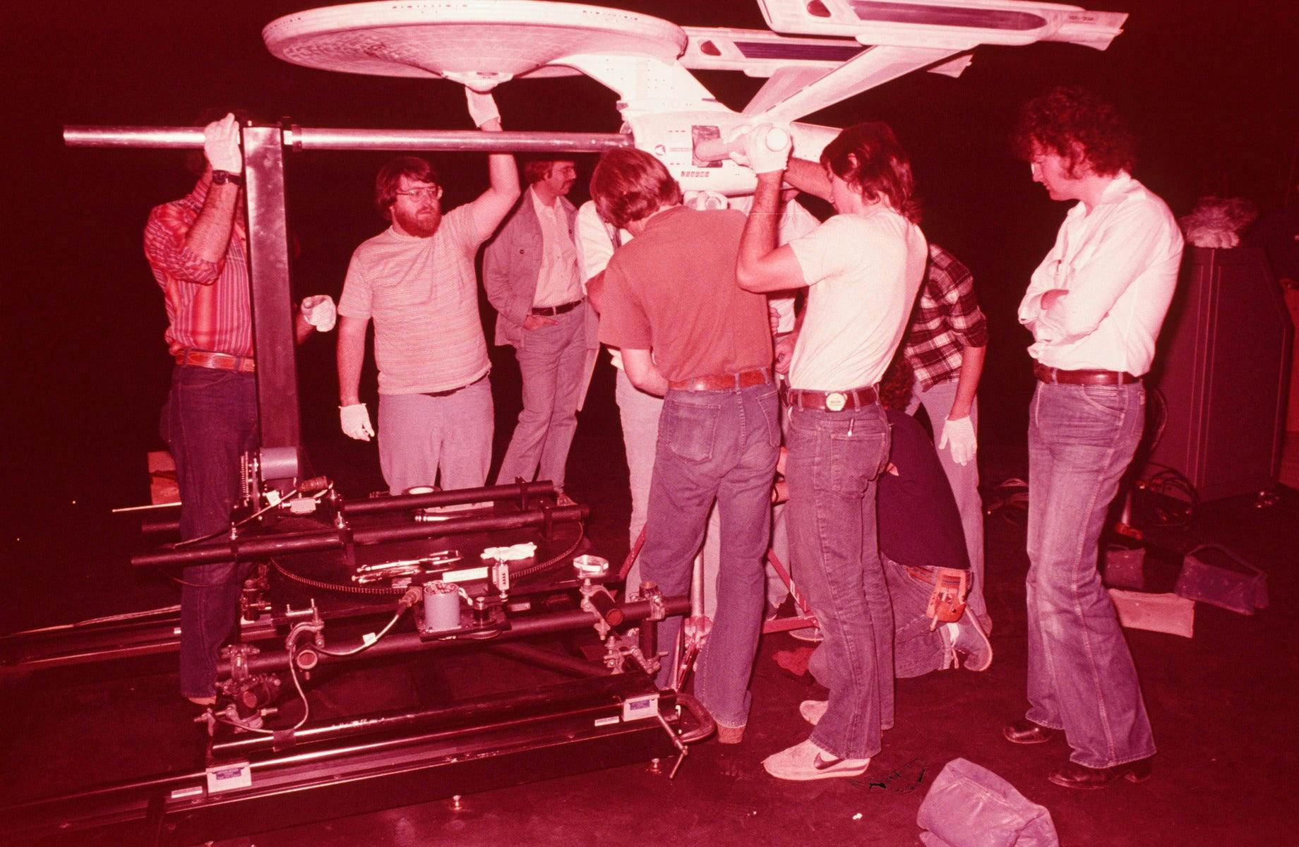 Rarely Seen BTS Photo of Star Trek: The Motion Picture