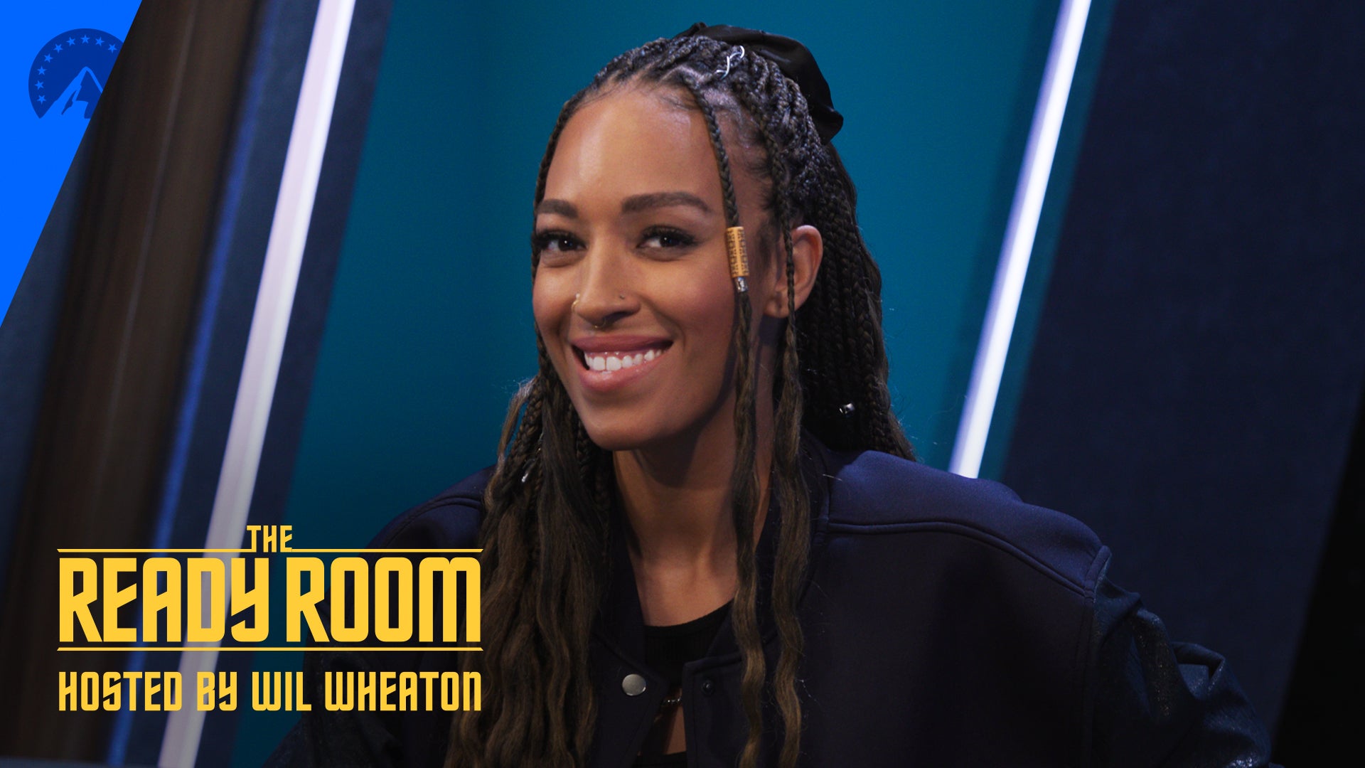 Still of Tawny Newsome on set of The Ready Room