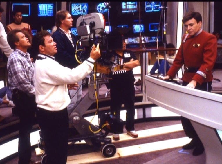 Shatner directing on STV