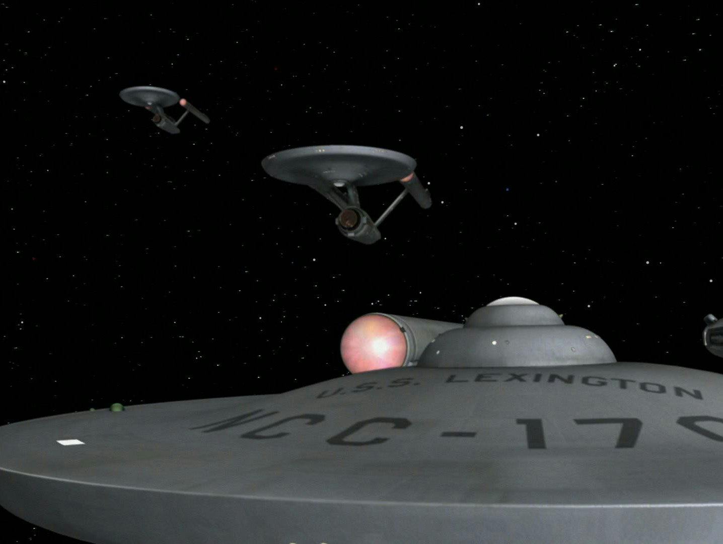 Fleet of Starfleet starships in Star Trek: The Original Series