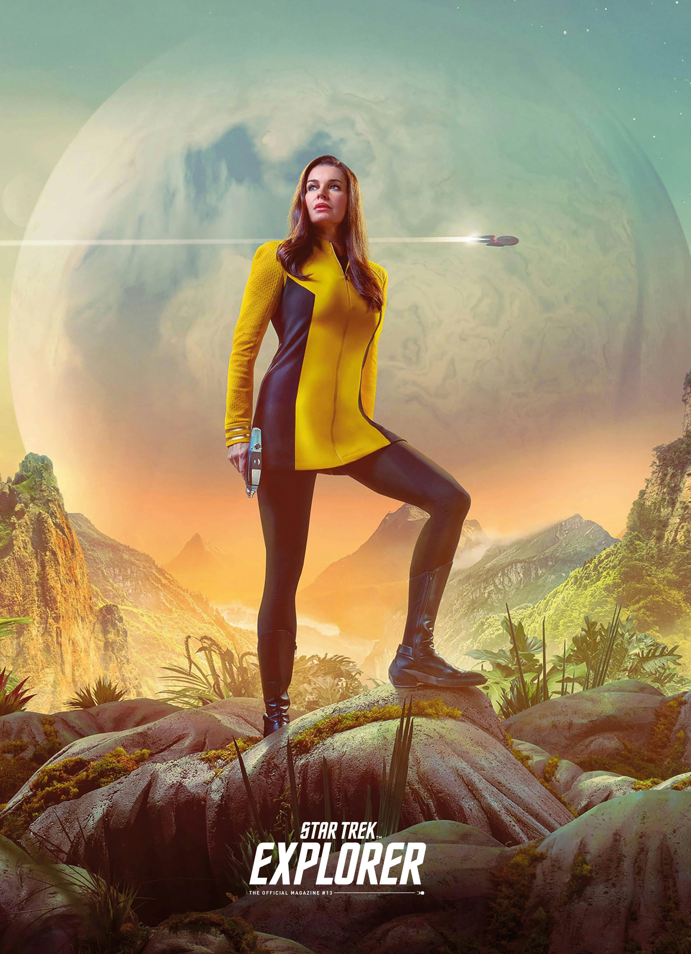 Star Trek Explorer #13 Exclusive Cover featuring Star Trek: Strange New World's Una Chin-Riley