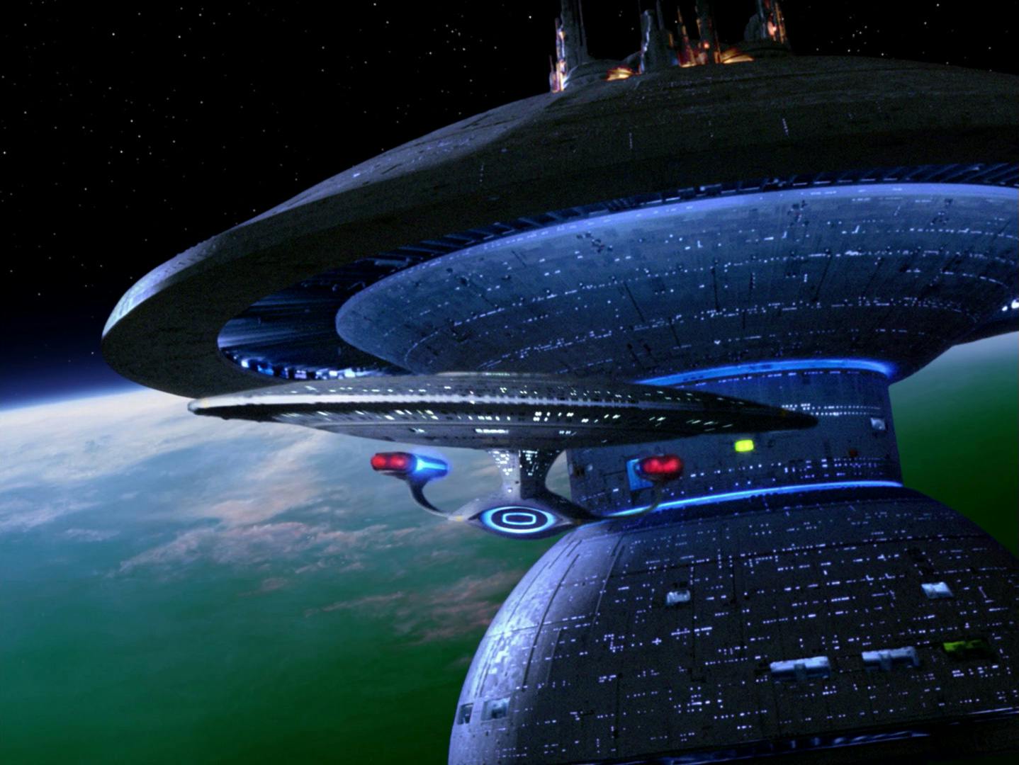 The Enterprise departs Starbase 133 in 'Remember Me'