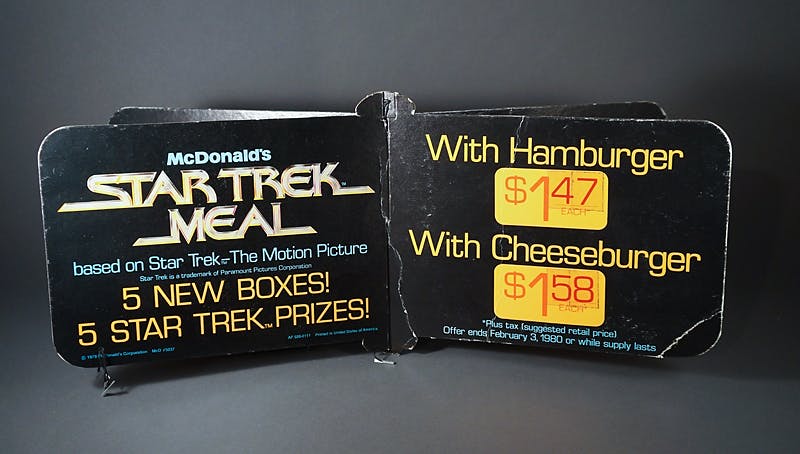 Star Trek: The Motion Picture McDonald's Happy Meal promotion