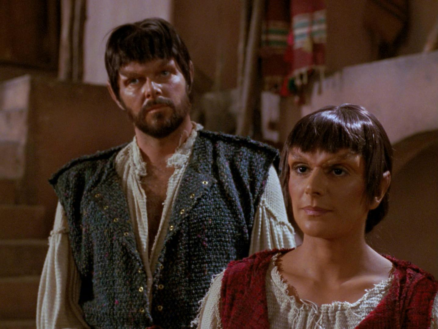 Will Riker and Deanna Troi pose as Mintakans during a reconnaissance mission in 'Who Watches the Watcher'