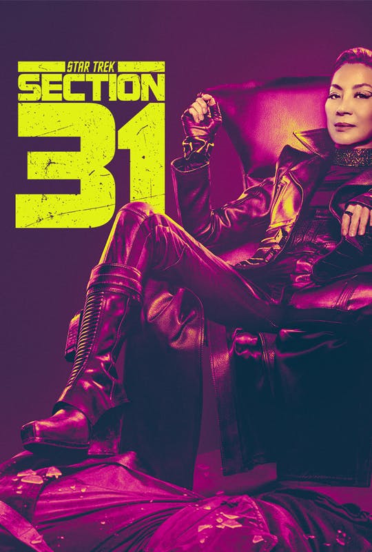 Star Trek: Section 31 official movie poster featuring Philippa Georgiou seated in a chair