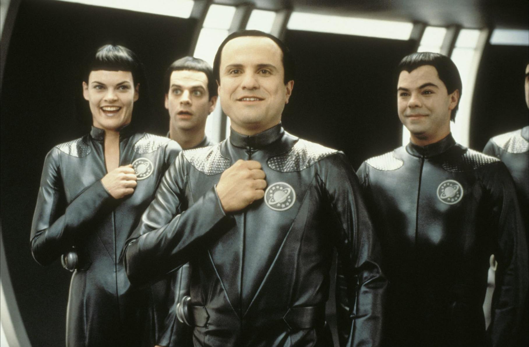 Patrick Breen, Enrico Colantoni, Missi Pyle, and Jed Rees in Galaxy Quest (1999)