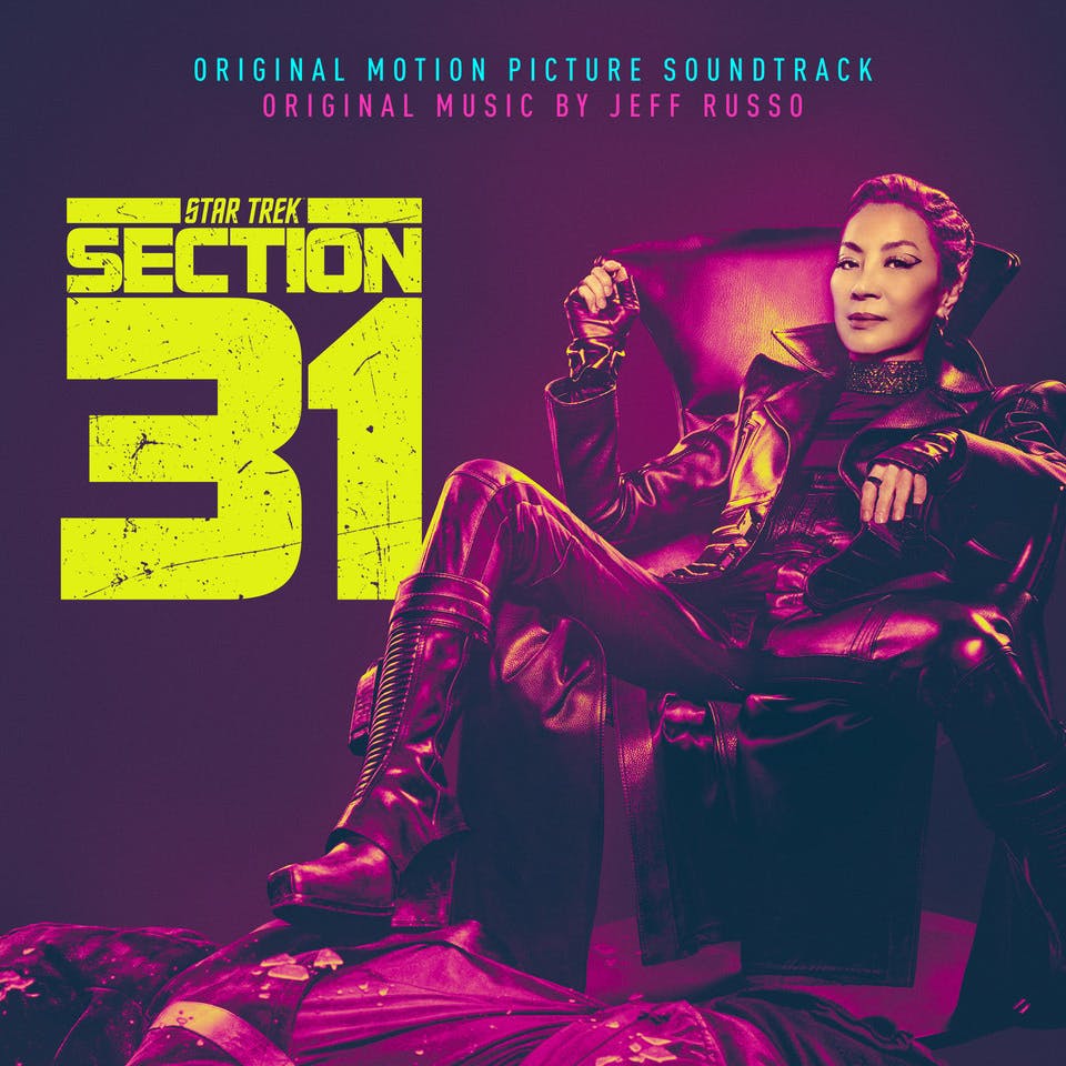 Star Trek: Section 31 original soundtrack featuring Philippa Georgiou sitting in a chair