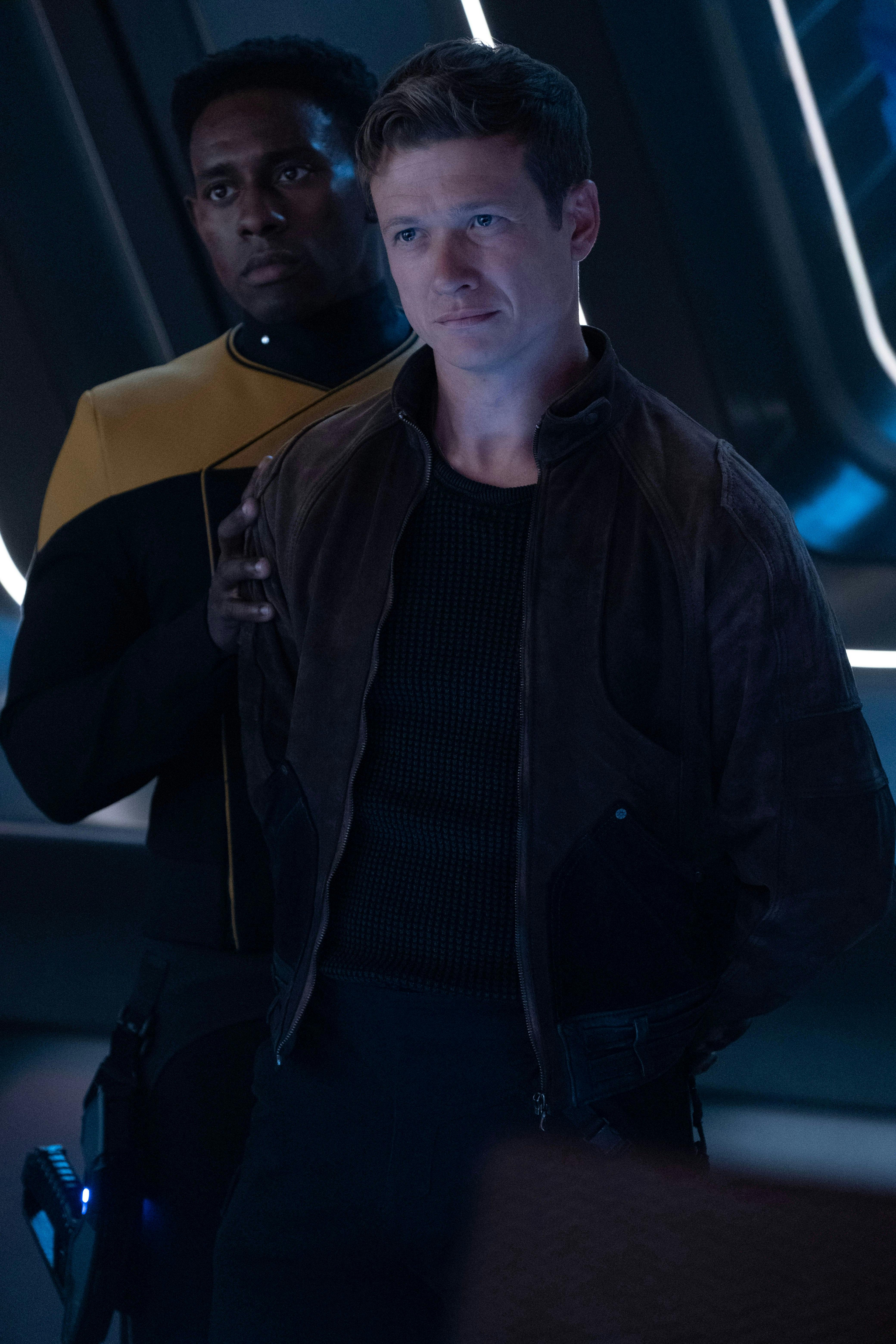 Jack Crusher is detained by security on Star Trek: Picard
