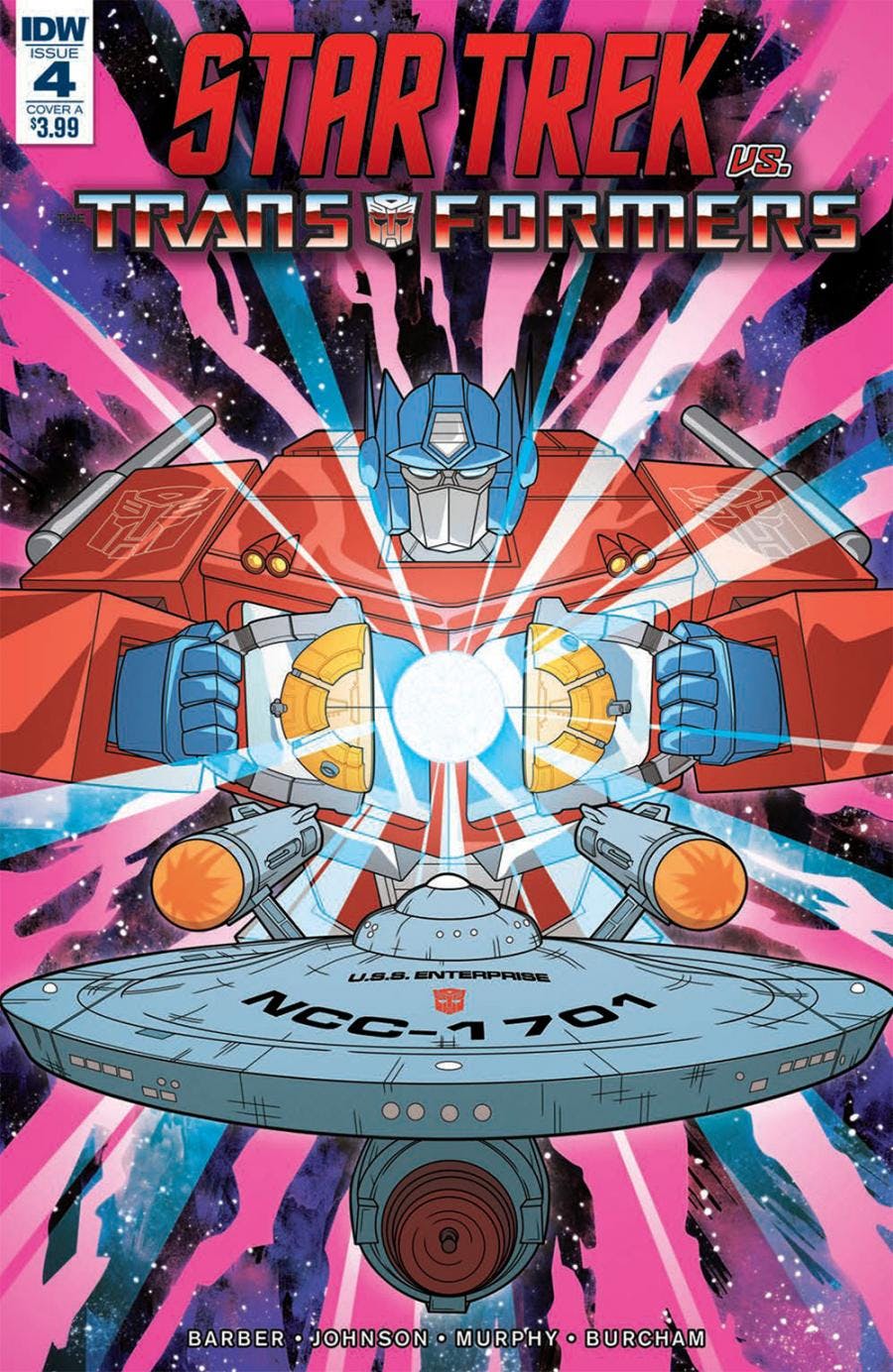 Star Trek vs Transformers #4 Cover