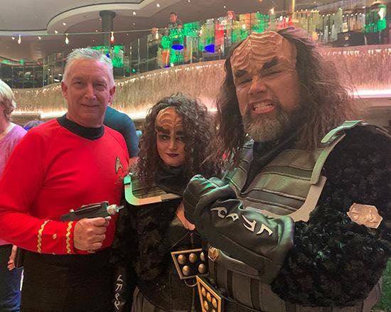 A Red Shirt and Klingons 