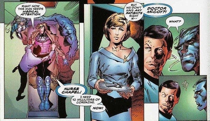 X-Men Comic Panel